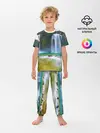Детская пижама с брюками / водопад