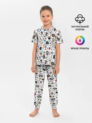 Детская пижама с брюками / Anime Characters