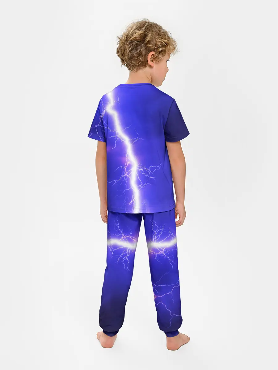 Детская пижама с брюками / NEON ELECTRIX