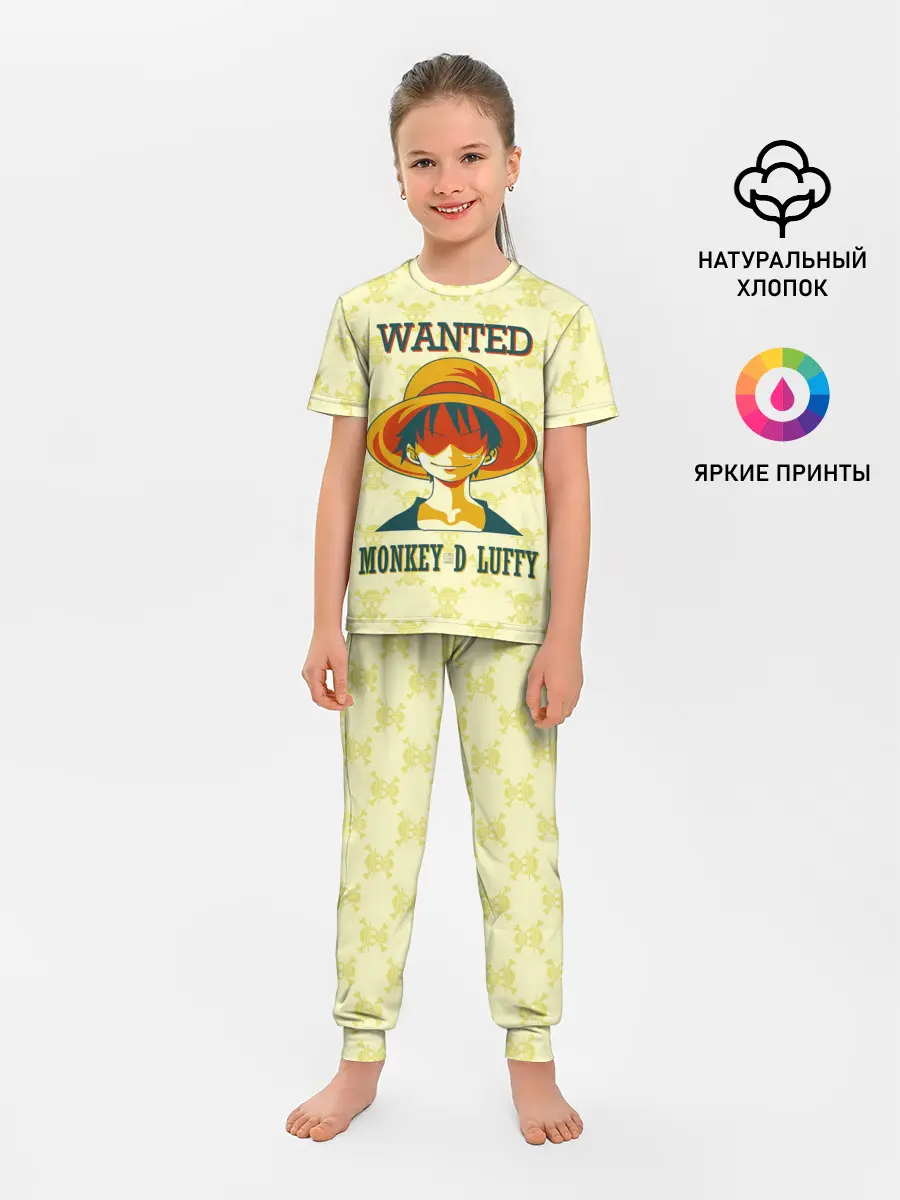 Детская пижама с брюками / Манки Д. Луффи One Piece
