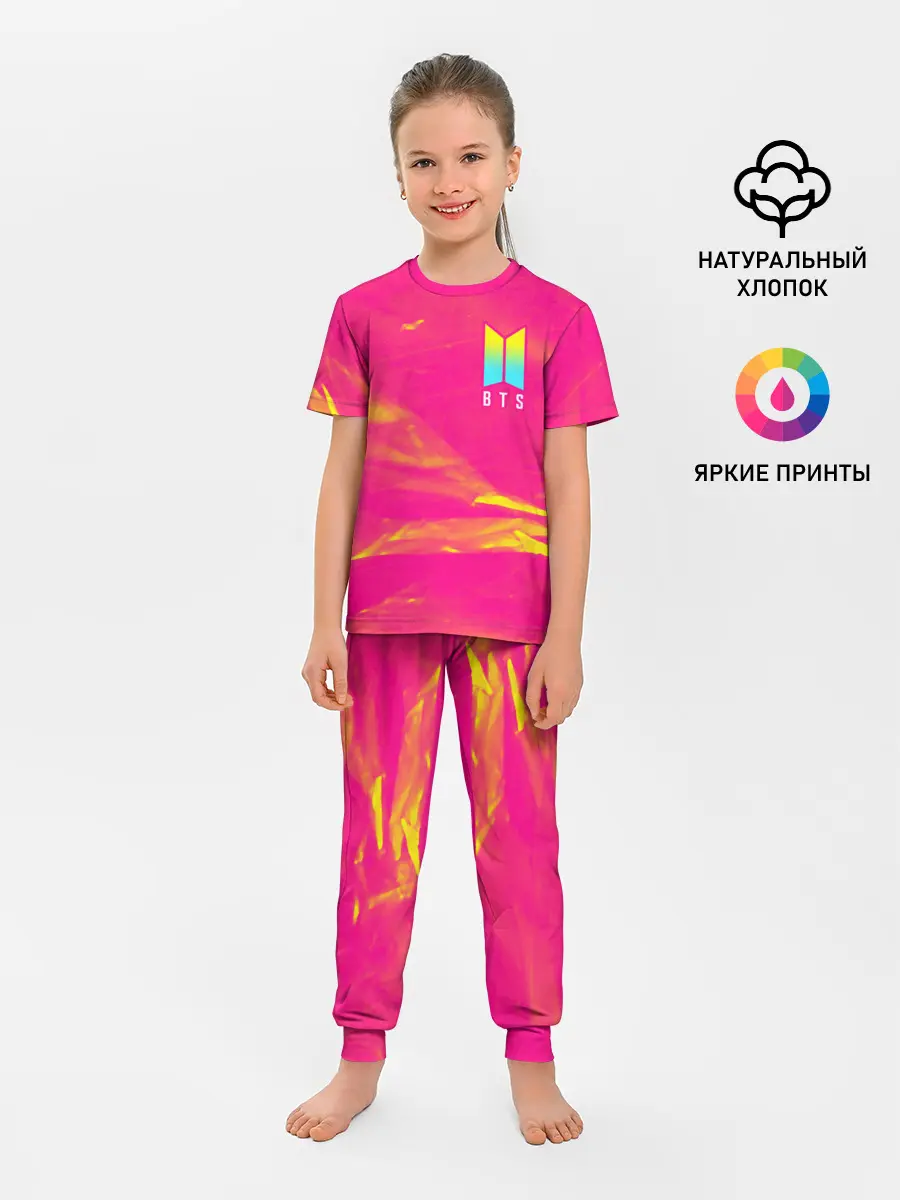 Детская пижама с брюками / BTS / БТС