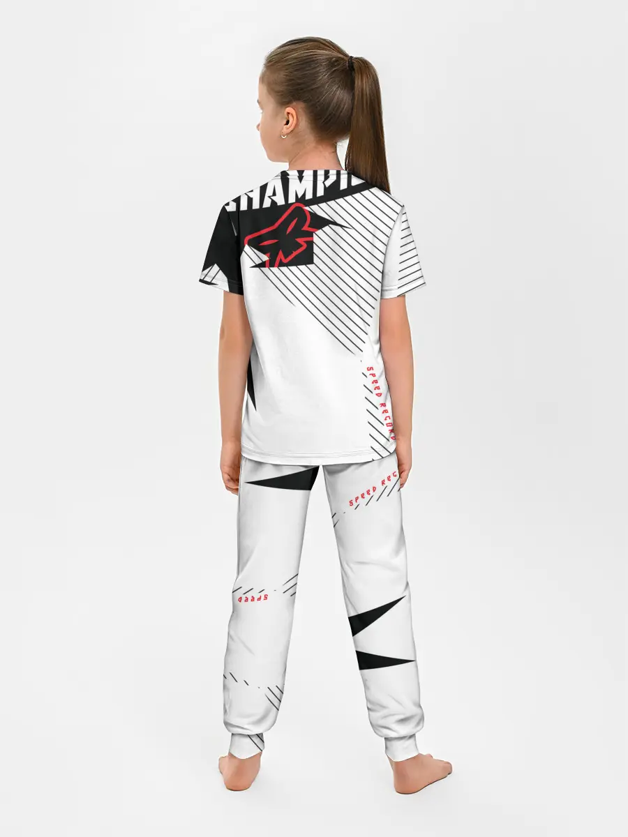 Детская пижама с брюками / Форма для мотокросса FOX