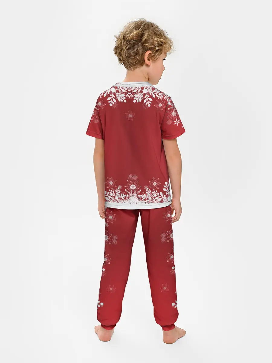 Детская пижама с брюками / BTS праздничный