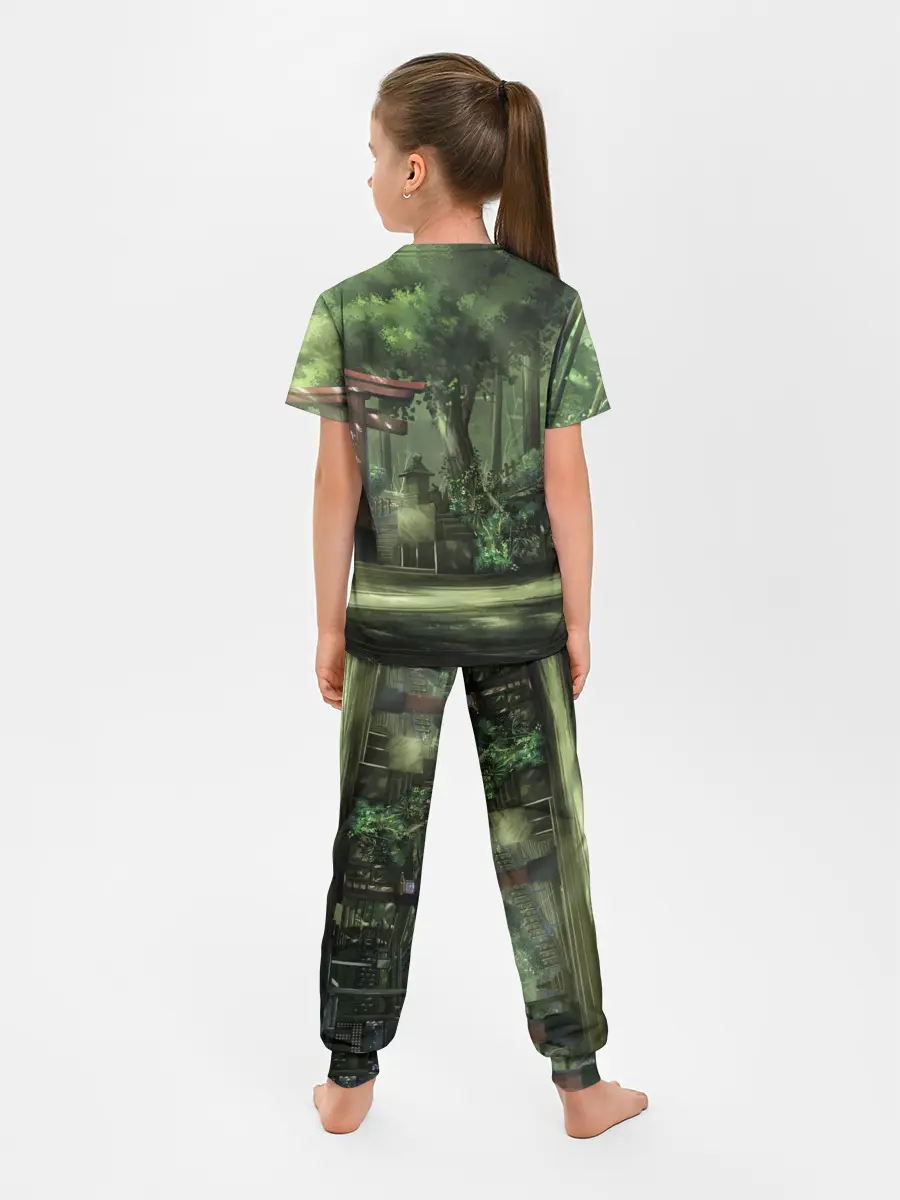 Детская пижама с брюками / Фейри Тейл лес