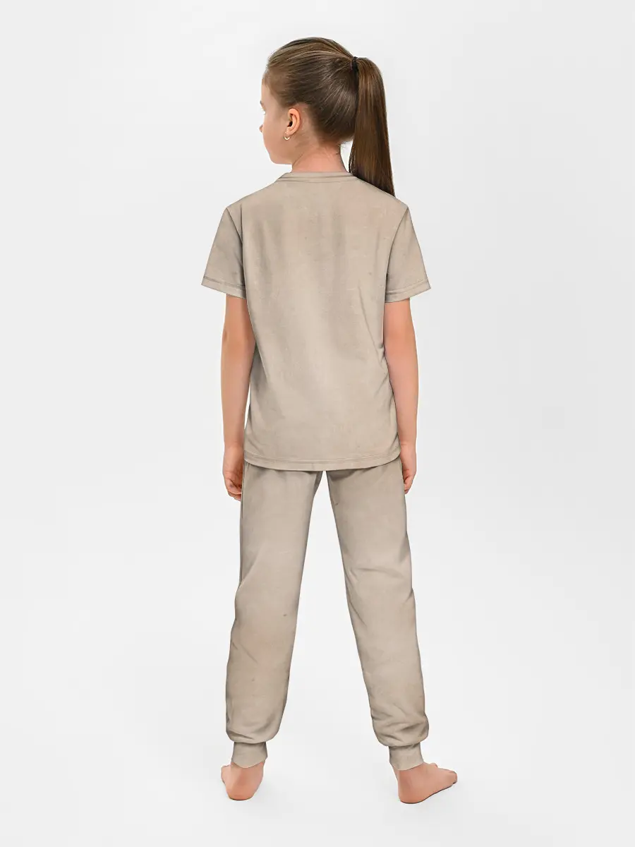 Детская пижама с брюками / Военный