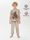 Детская пижама с брюками / Военный