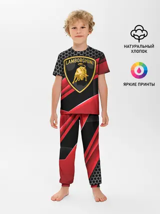 Детская пижама с брюками / Lamborghini