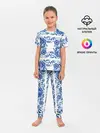 Детская пижама с брюками / Гжель