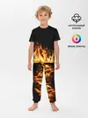 Детская пижама с брюками / Огонь