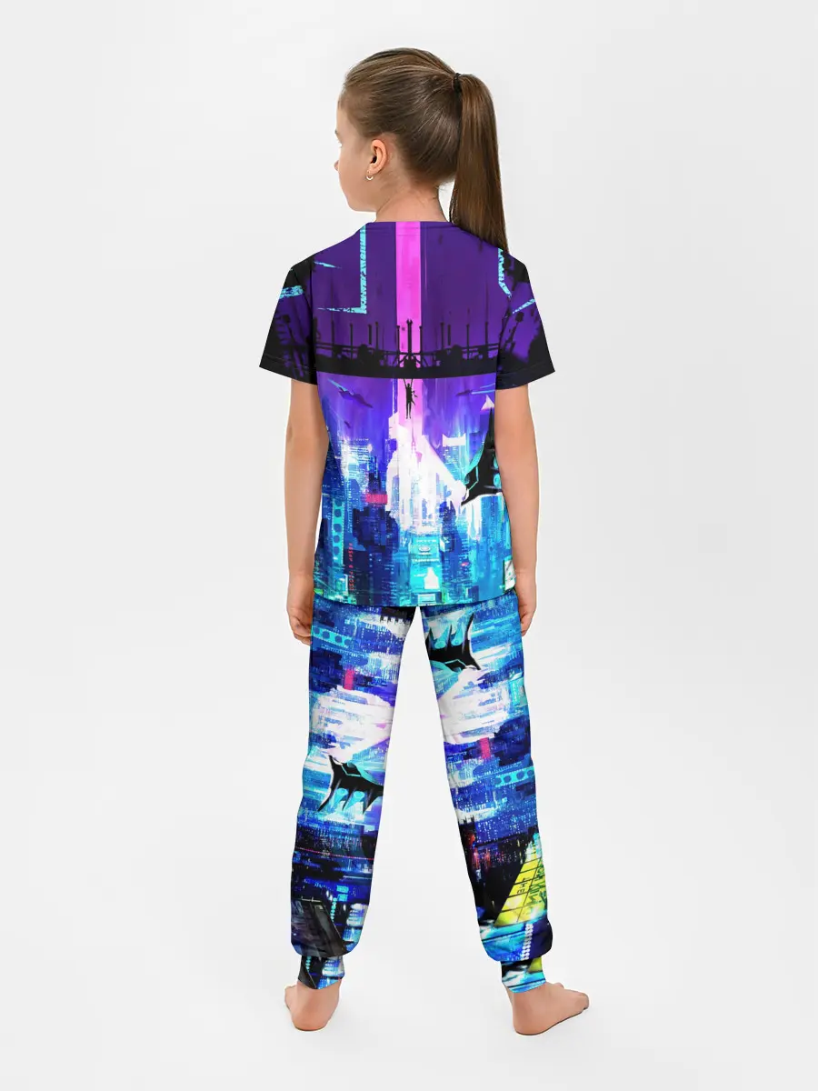Детская пижама с брюками / CYBERPUNK