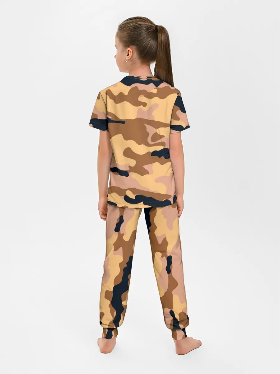 Детская пижама с брюками / Камуфляж