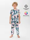 Детская пижама с брюками / Геометрия цветов