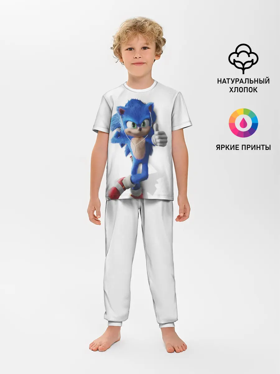 Детская пижама с брюками / SONIC