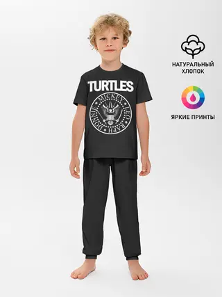 Детская пижама с брюками / Ramones x TMNT