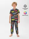 Детская пижама с брюками / Гоночные тачки