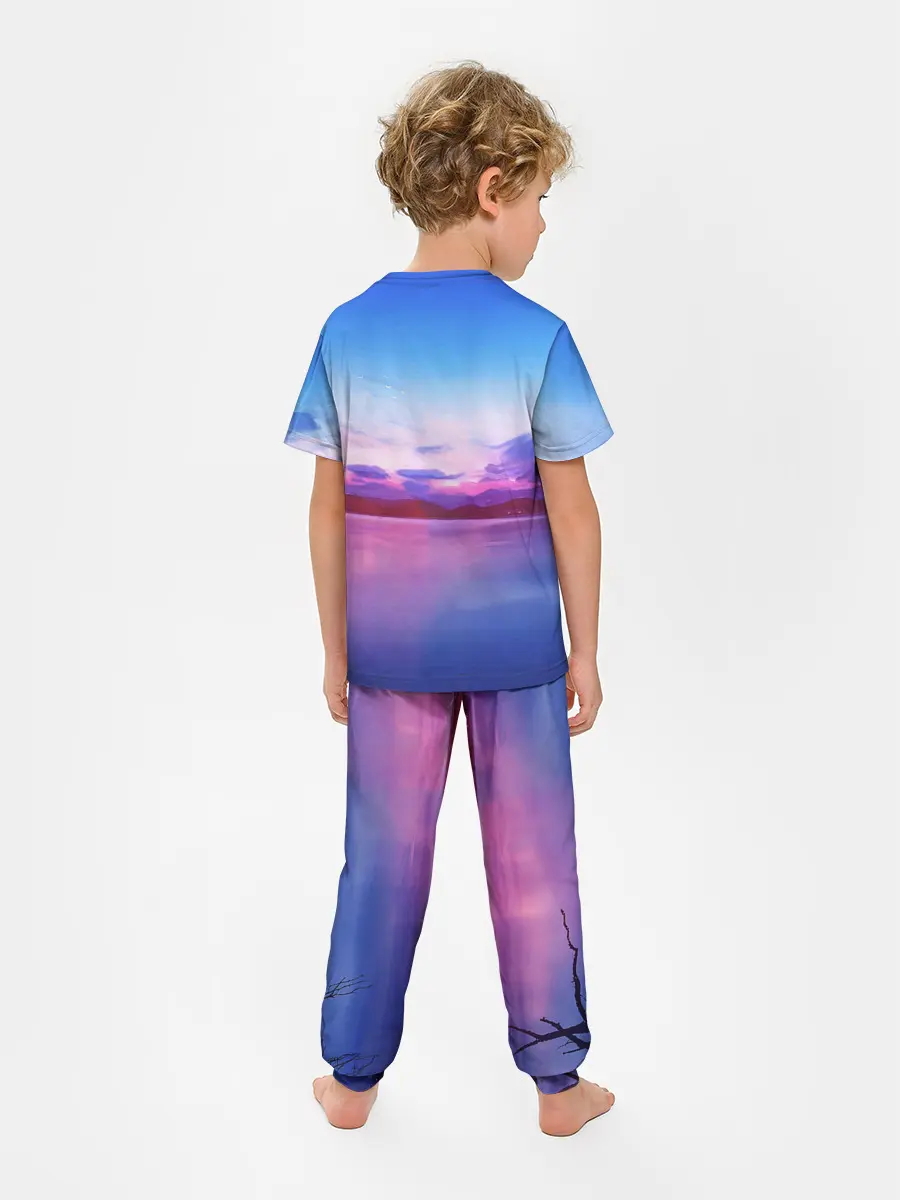 Детская пижама с брюками / Anime Sunset