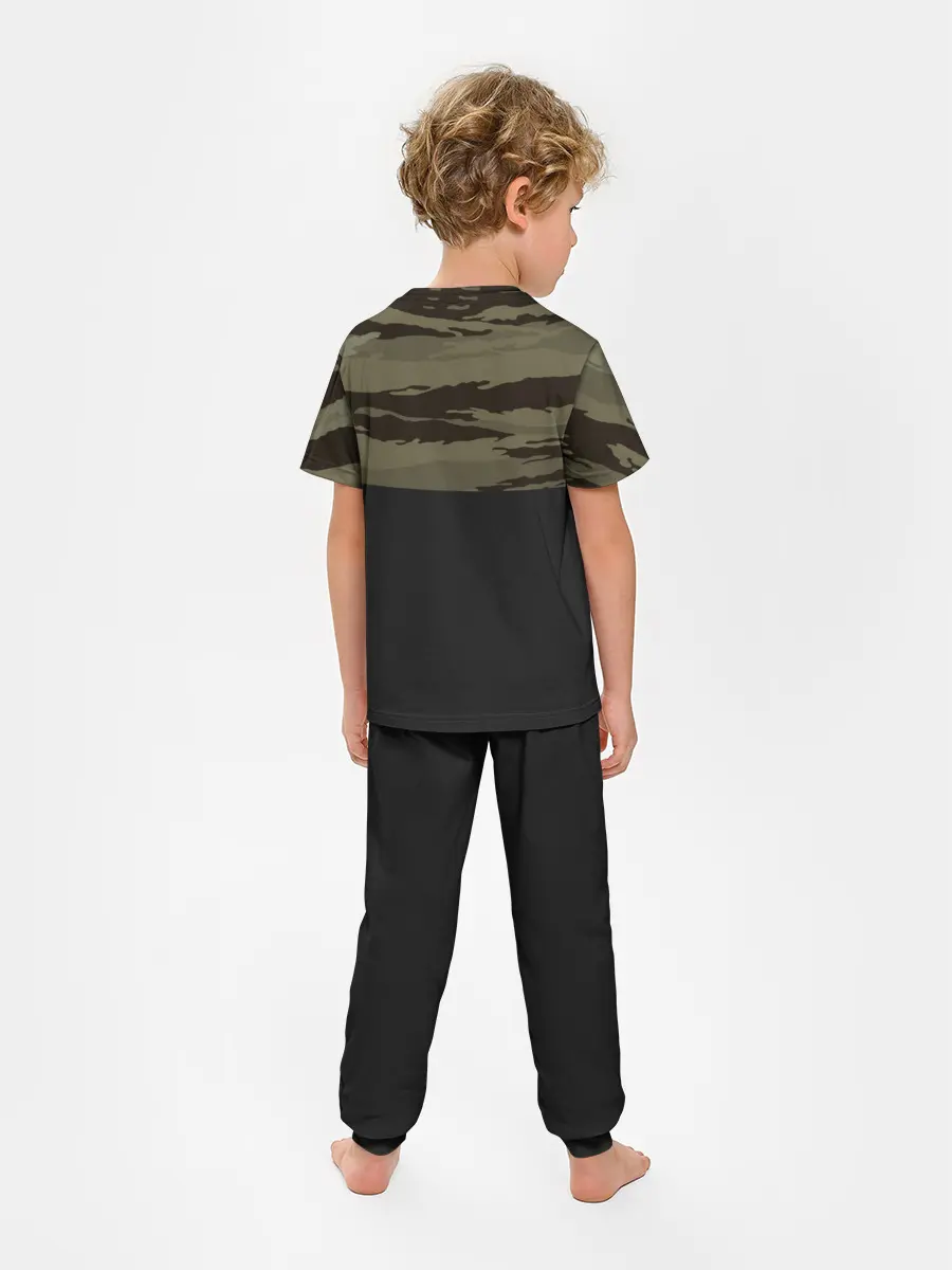 Детская пижама с брюками / Камуфляж МЧС РФ