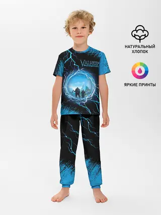 Детская пижама с брюками / Valheim | Вальхейм