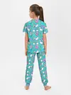 Детская пижама с брюками / Turquoise unicorn