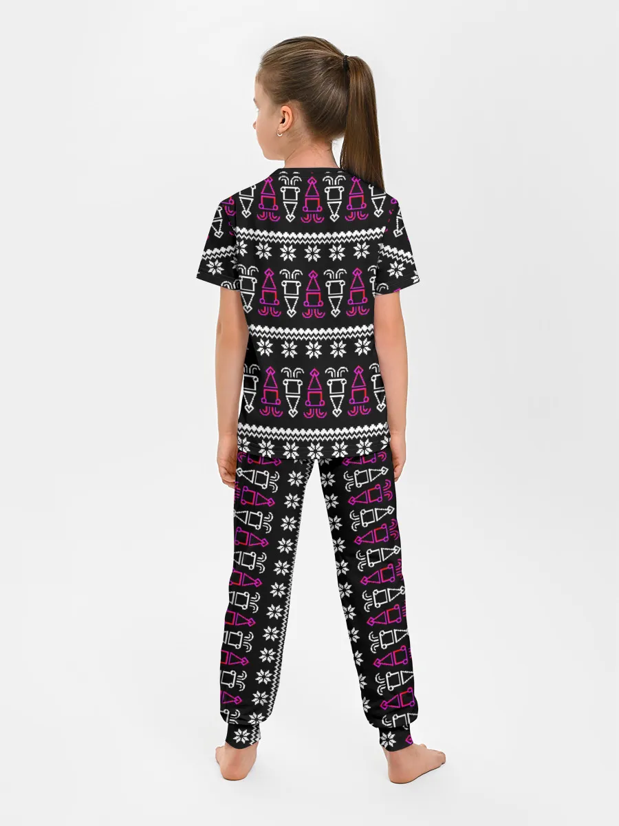 Детская пижама с брюками / Праздник кальмара