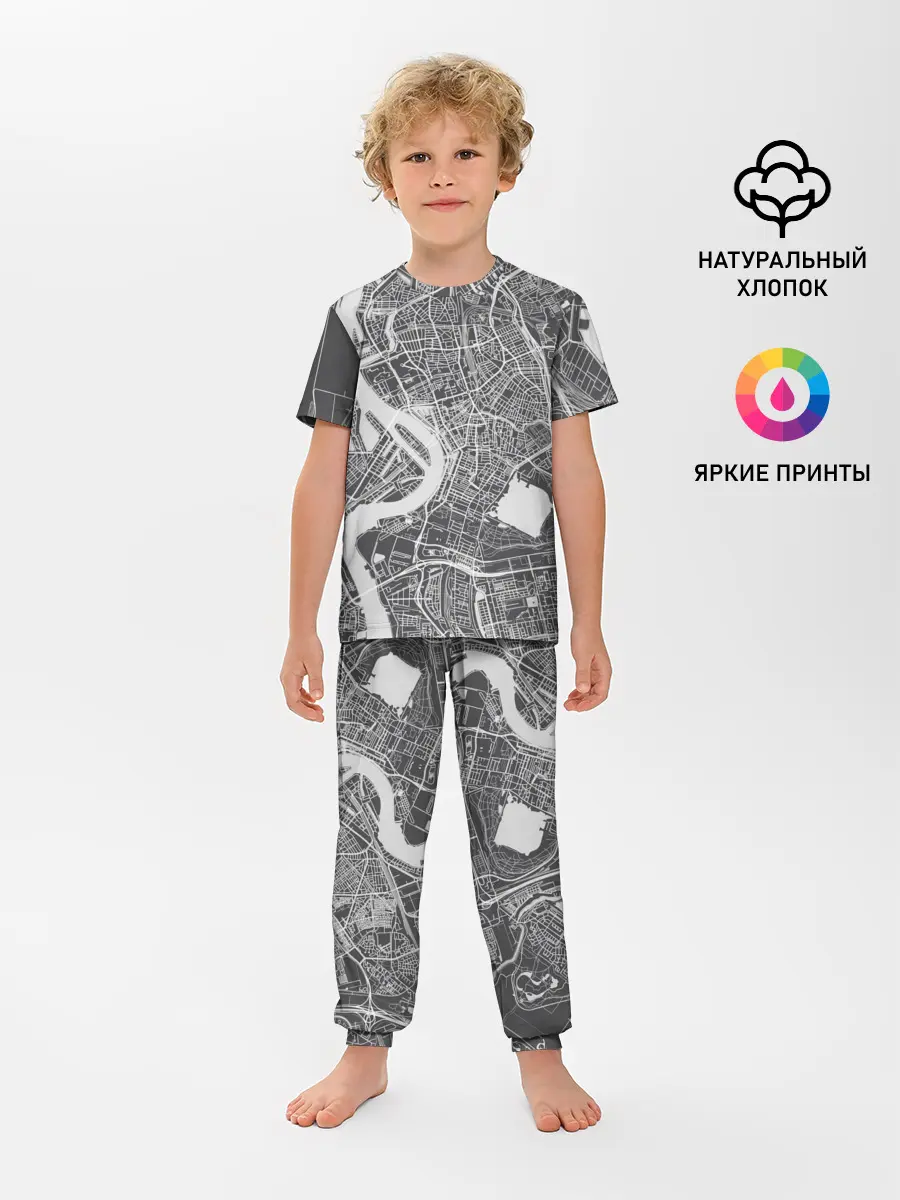Детская пижама с брюками / генплан