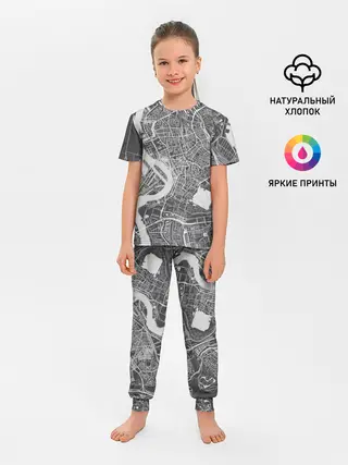 Детская пижама с брюками / генплан
