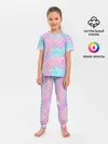 Детская пижама с брюками / РУСАЛКА | ЧЕШУЯ