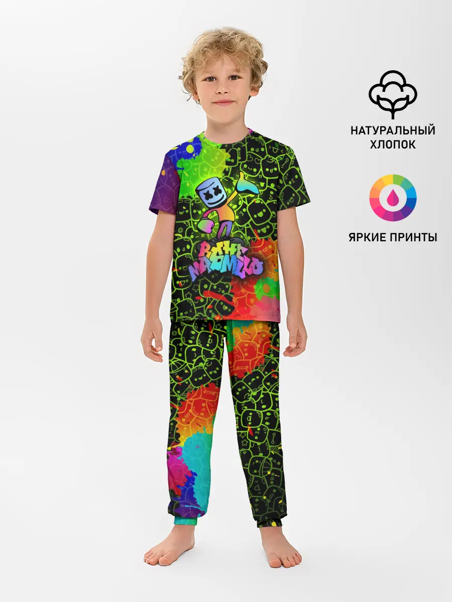 Детская пижама с брюками / Marshmello