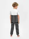 Детская пижама с брюками / Juventus | Tee Black and White
