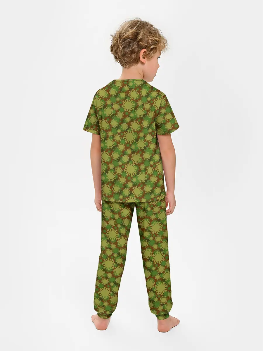 Детская пижама с брюками / КоронаВирус
