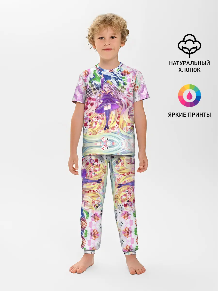 Детская пижама с брюками / No Game No Life_9