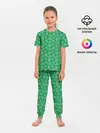 Детская пижама с брюками / Ёлочки