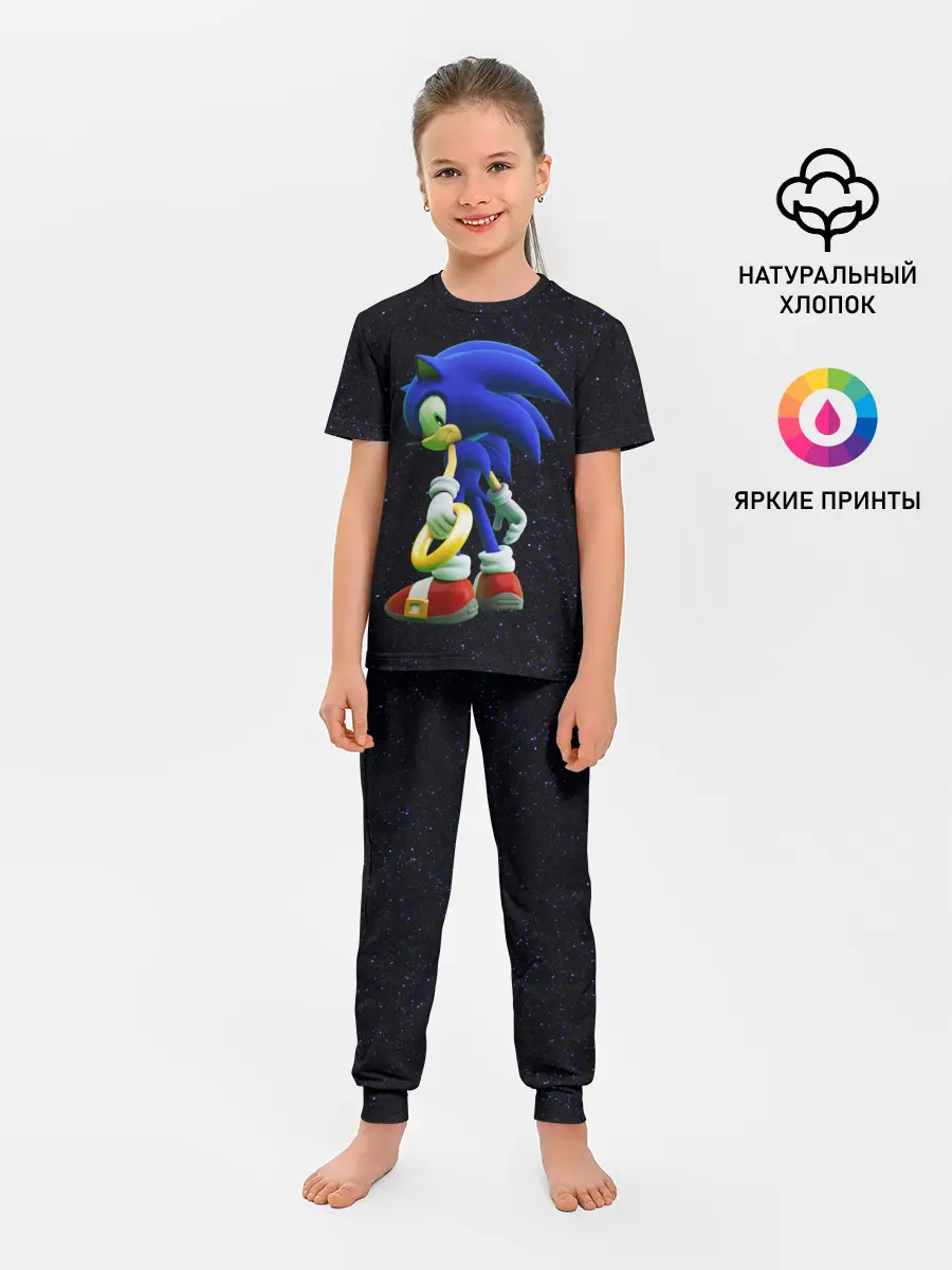 Детская пижама с брюками / Sonic