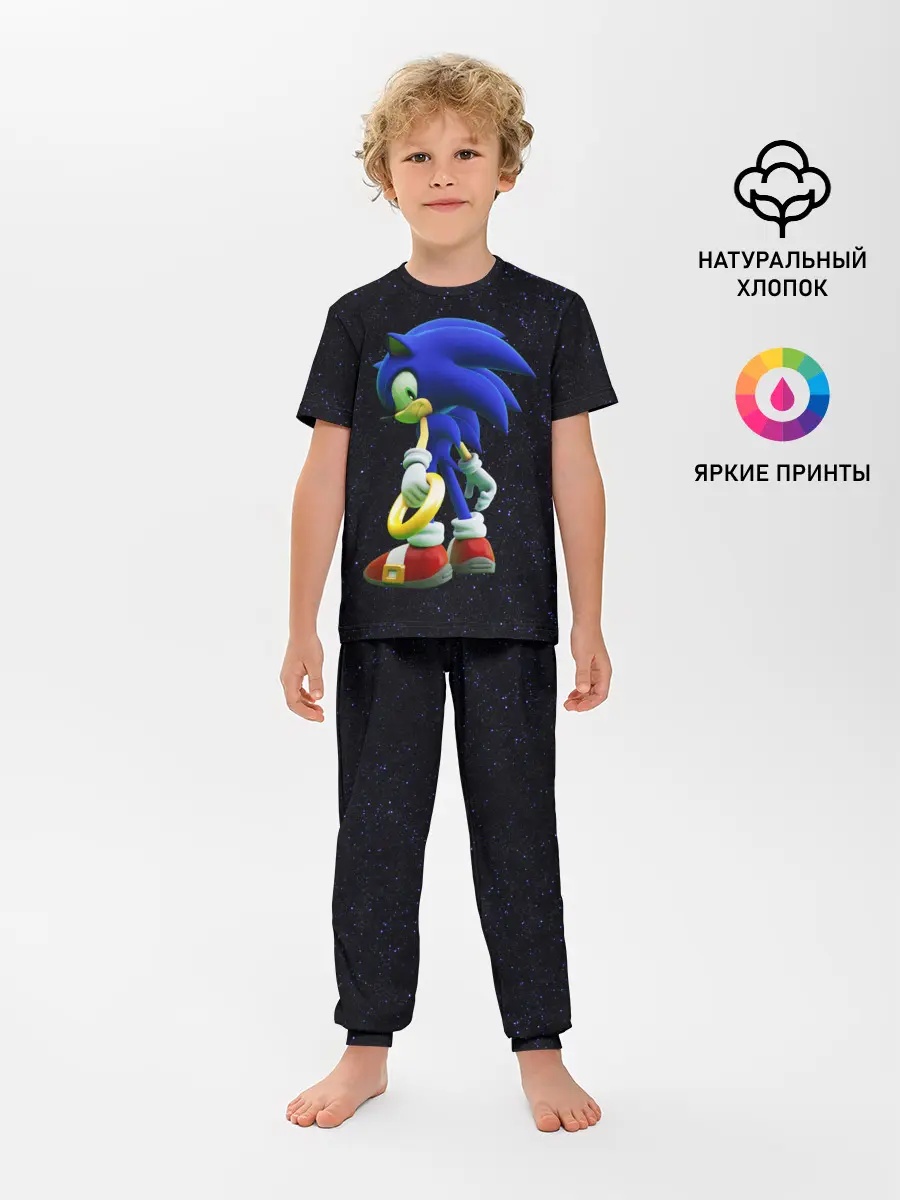 Детская пижама с брюками / Sonic