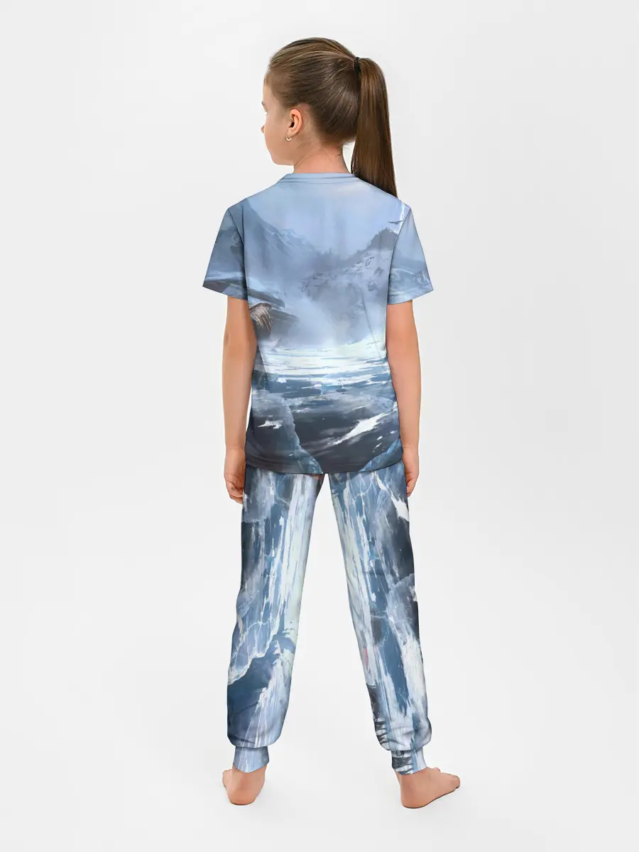 Детская пижама с брюками / Кратос и Атрей Рагнарек