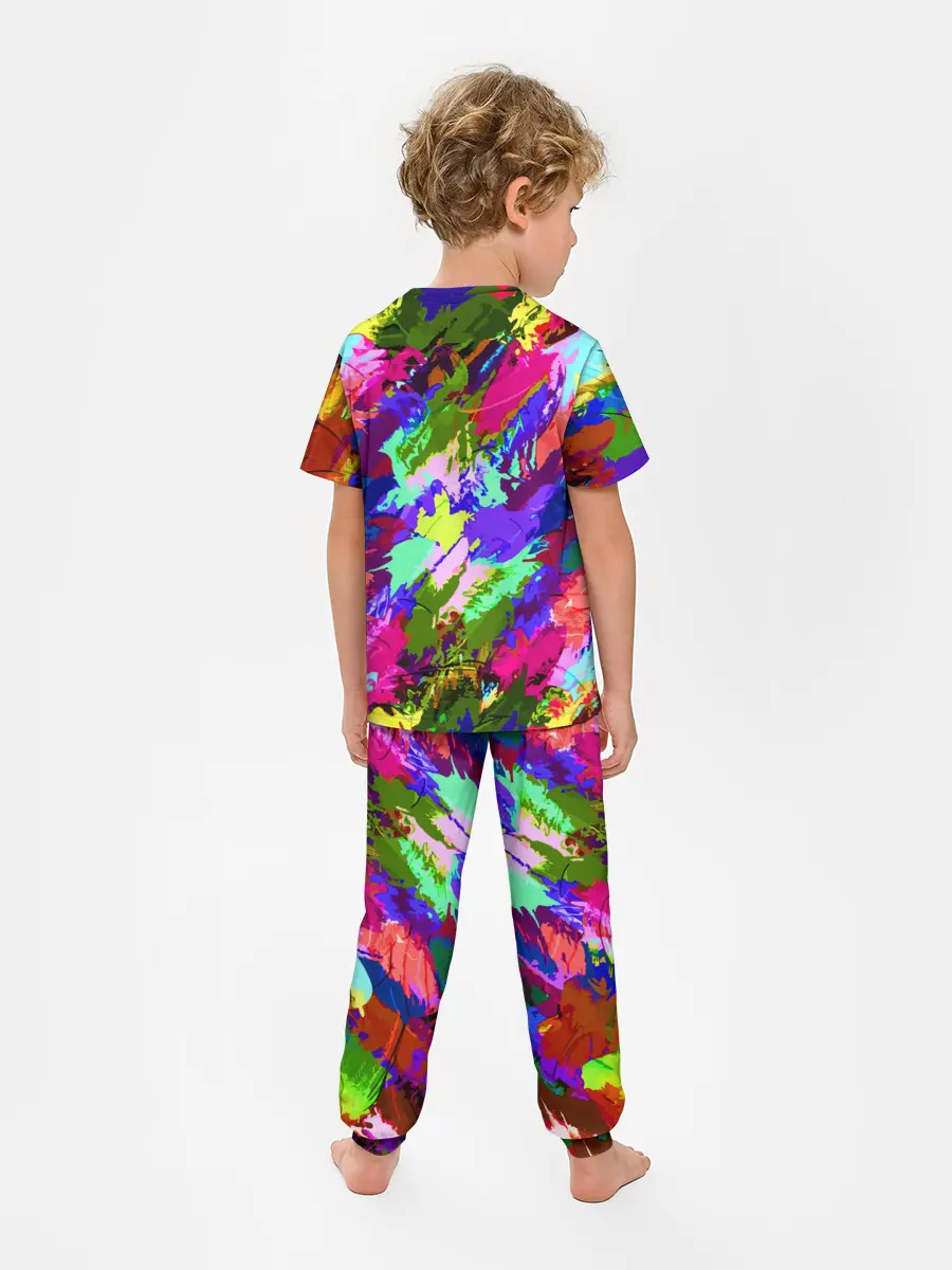 Детская пижама с брюками / Краска
