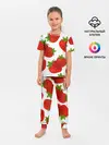 Детская пижама с брюками / Клубника