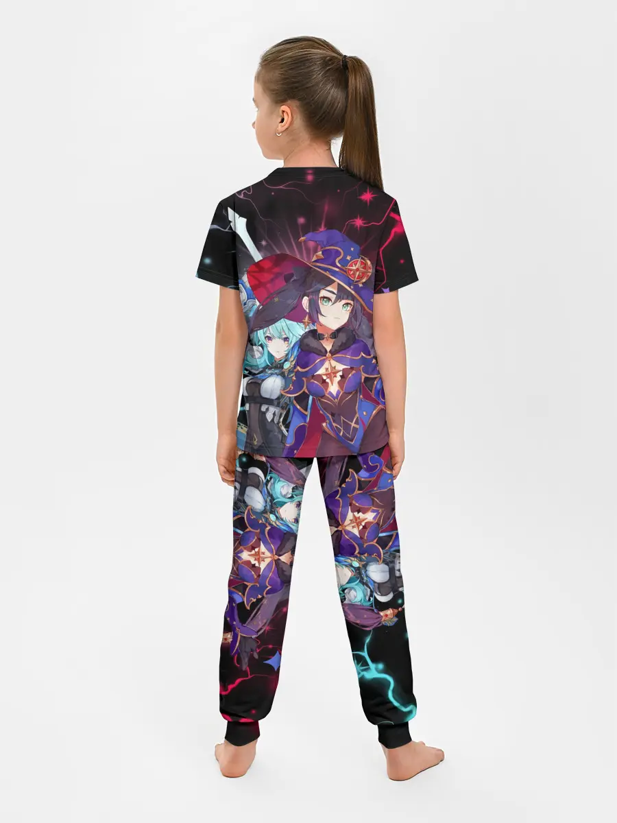 Детская пижама с брюками / Мона и Эола, Genshin Impact