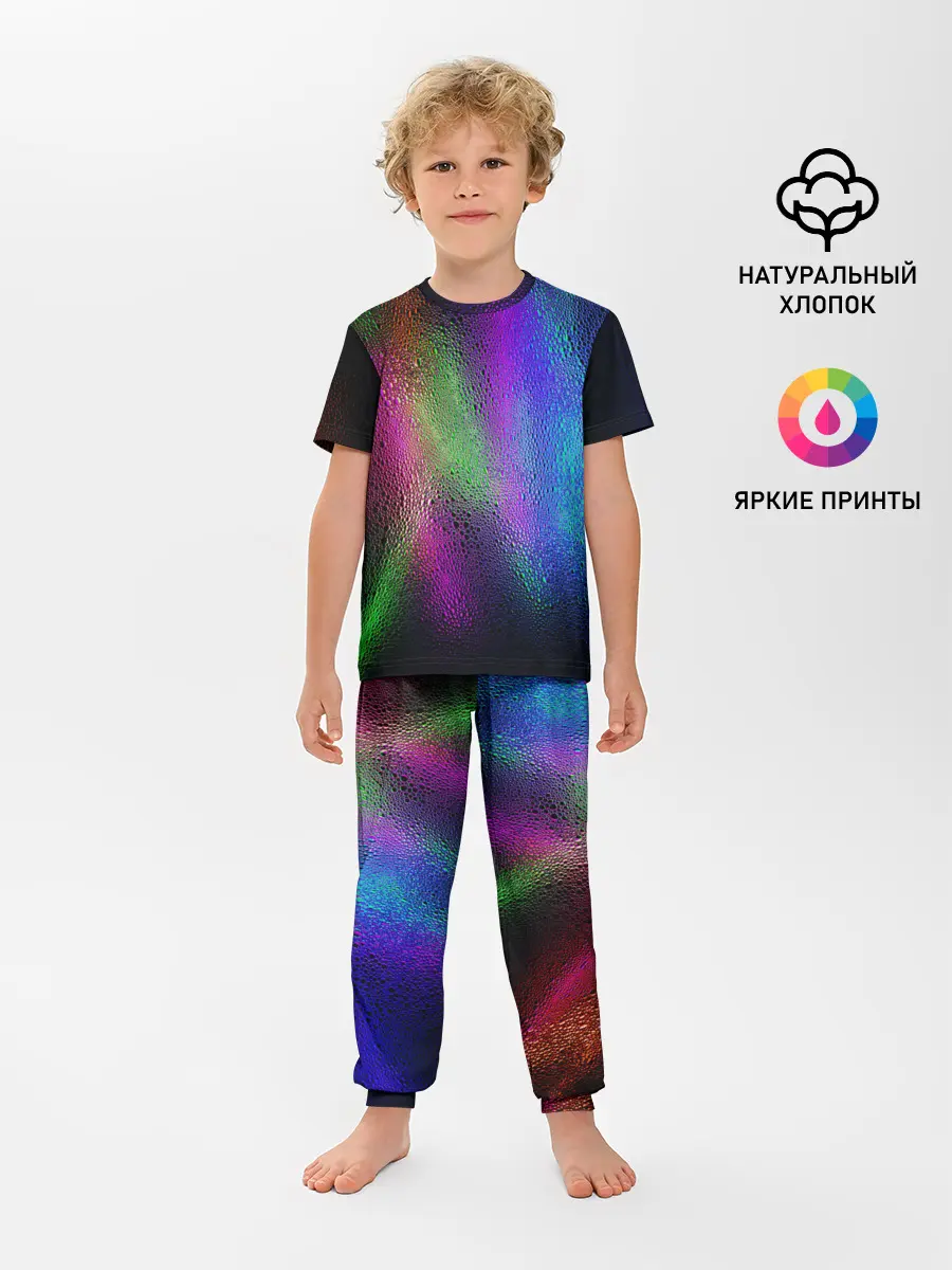 Детская пижама с брюками / Neon Lights