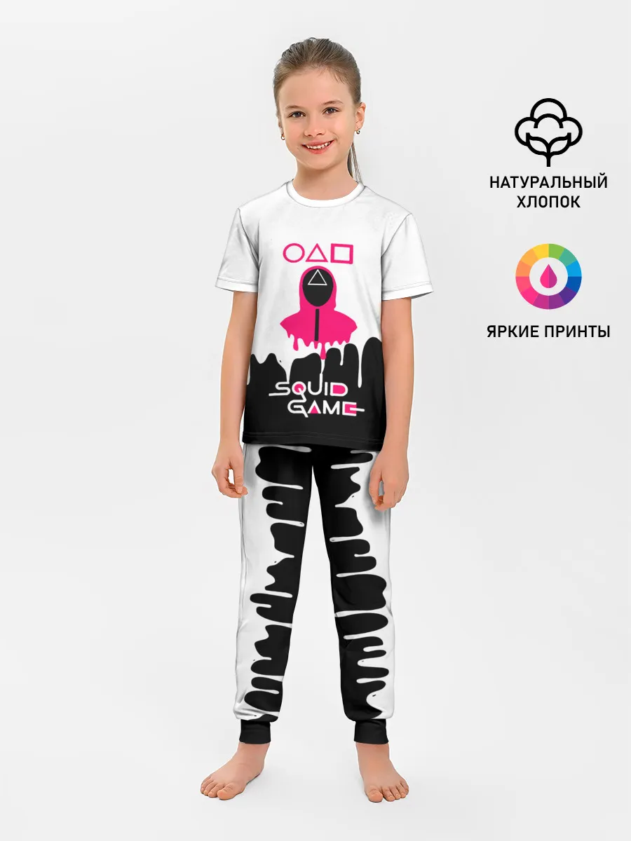 Детская пижама с брюками / Игра в кальмара