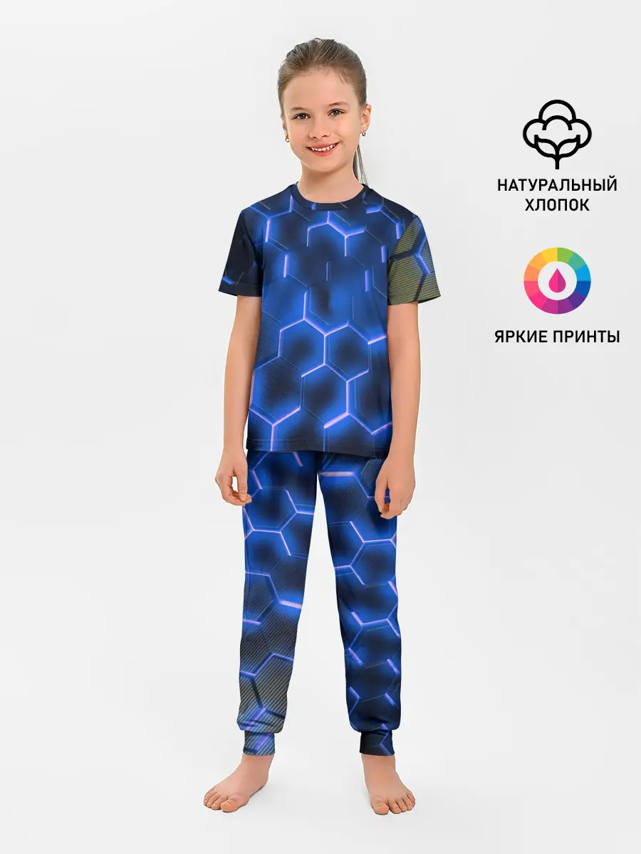 Детская пижама с брюками / НЕОНОВАЯ БРОНЯ