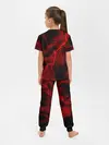 Детская пижама с брюками / МОЛНИЯ RED NEON