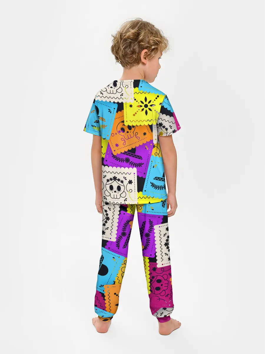 Детская пижама с брюками / Color pattern