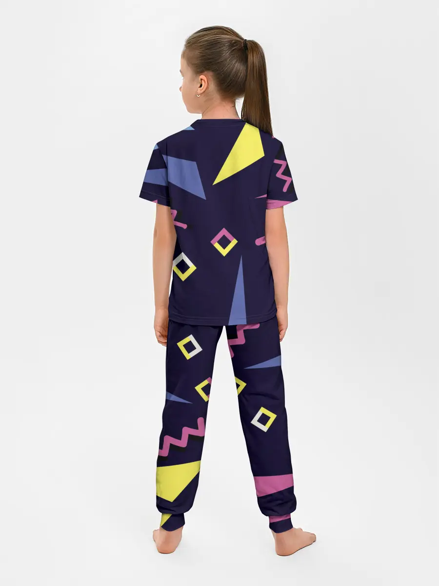 Детская пижама с брюками / Танец геометрии