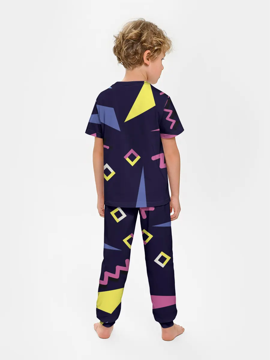 Детская пижама с брюками / Танец геометрии