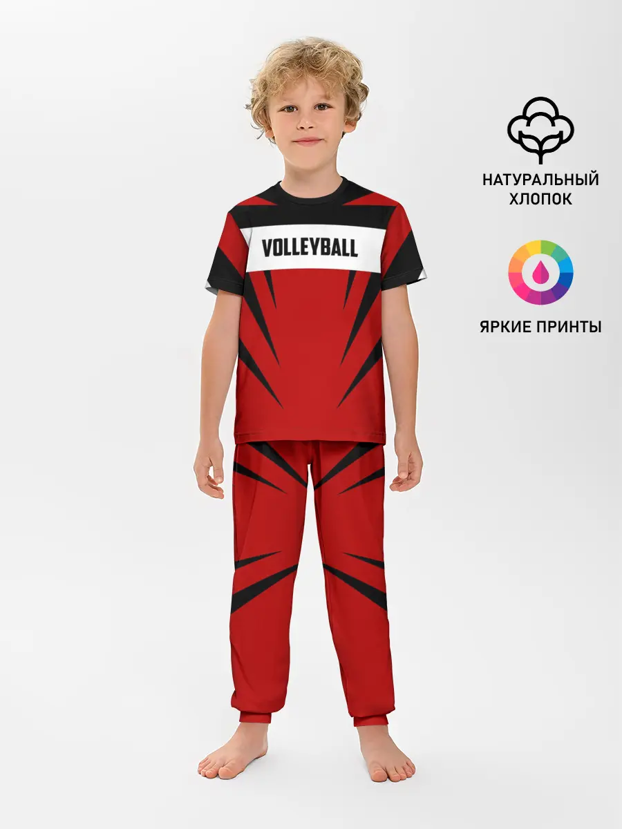 Детская пижама с брюками / Volleyball