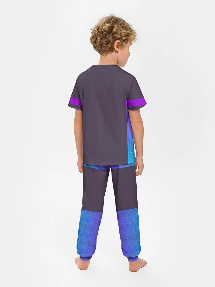 Детская пижама с брюками / НЕОНОВЫЙ КОСТЮМ / NEON