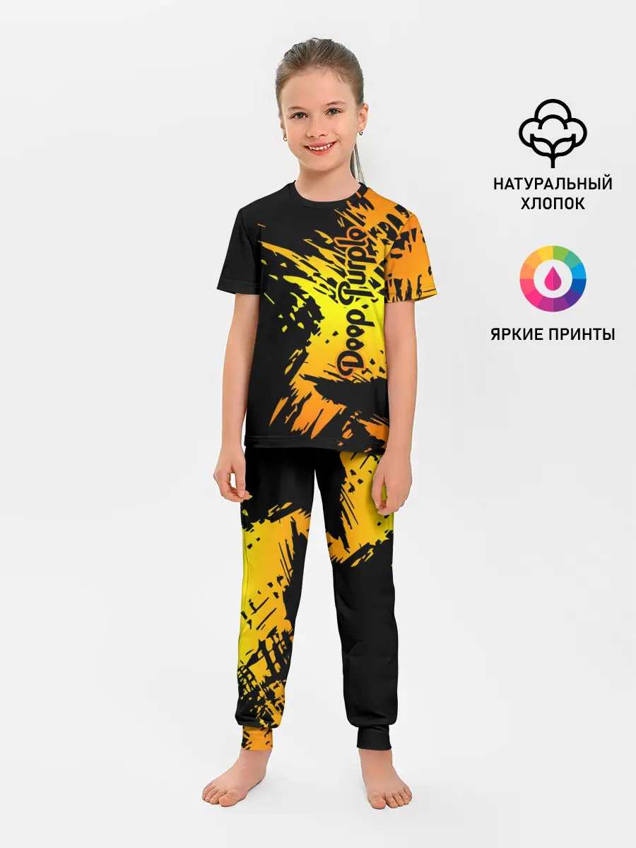 Детская пижама с брюками / Deep Purple