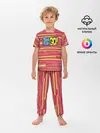 Детская пижама с брюками / Логотип Юные титаны, вперед!