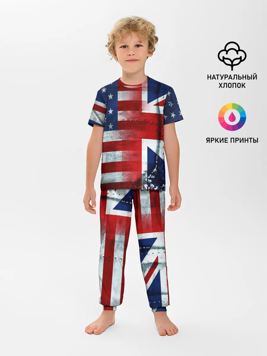 Детская пижама с брюками / Англия&Америка